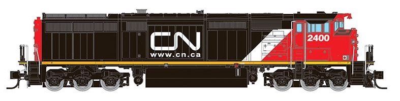 Rapido Trains 540037 N Scale GE Dash 8-40CM Canadian National "Website" CN 2400