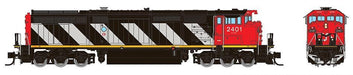 Rapido Trains 540535 N Scale GE Dash 8-40CM Canadian National "Stripes" CN 2410 with DCC Sound