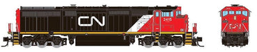 Rapido Trains 540539 N Scale GE Dash 8-40CM Canadian National "Noodle" CN 2415 with DCC Sound
