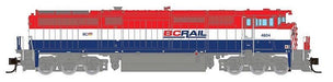 Rapido Trains 540546 N Scale GE Dash 8-40CM BC Rail 4603 with DCC and Sound