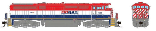 Rapido Trains 540550 N Scale GE Dash 8-40CM "Frame Stripe" BC Rail 4621 with DCC and Sound