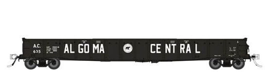 Rapido Trains 50046A HO Scale 52'6" Mill Gondola Algoma Central AC #Varies