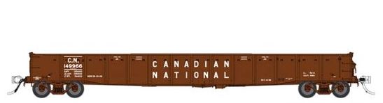 Rapido Trains 50049A HO Scale 52'6" Mill Gondola Canadian National CN #Varies