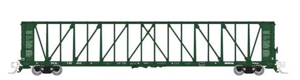 Rapido Trains 562001A N Scale NSC 73' Centerbeam Flatcar British Columbia Rwy BC Rail # Varies