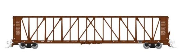 Rapido Trains 562003A N Scale NSC 73' Centerbeam Flatcar Canadian National CN # Varies