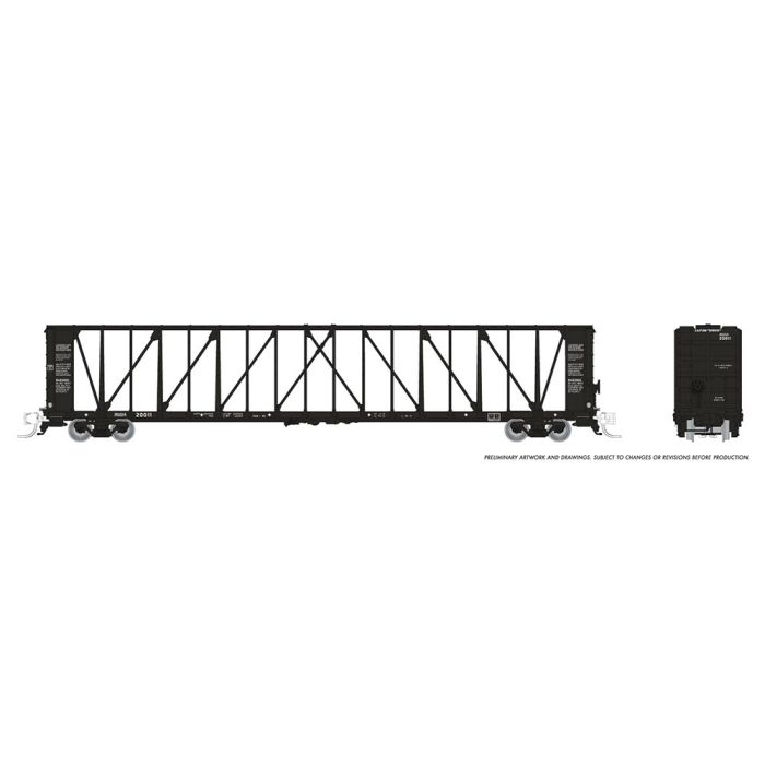 Rapido Trains 562005A N Scale NSC 73' Centerbeam Flatcar Mississippi Delta MSDR # Varies
