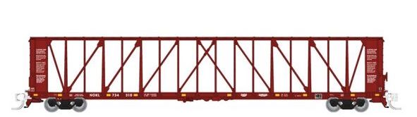 Rapido Trains 562006A N Scale NSC 73' Centerbeam Flatcar Northern Oklahoma NOKL # Varies