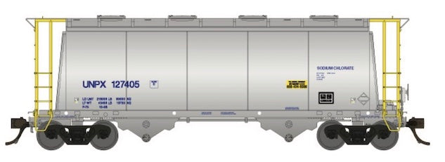 Rapido Trains 72006A HO Scale Procor 3000cuft Aluminum Hopper "No Worldmark" UNPX Car #2