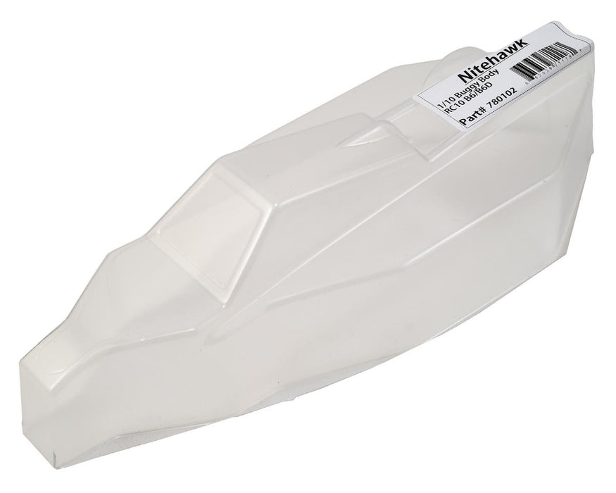 Raw Speed 780102 Standard Weight Nitehawk 1/10 Buggy Body for RC10 B6