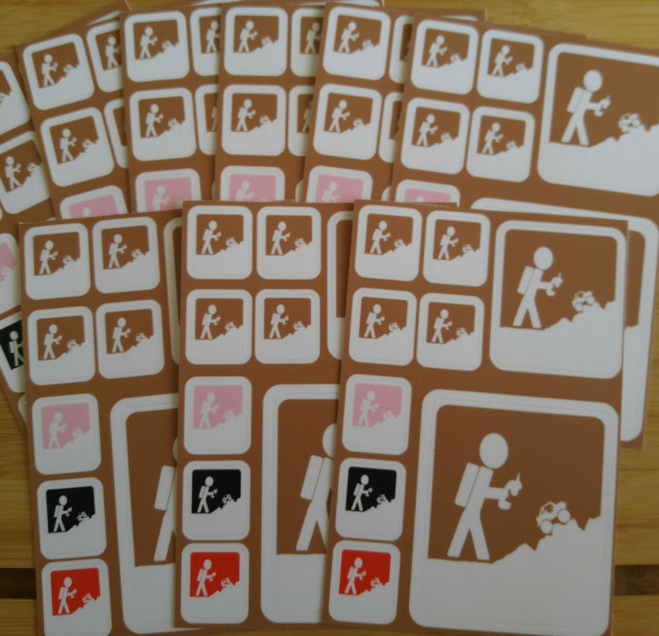 Adventure RC Trucks Vinyl Decal Sticker Sheet