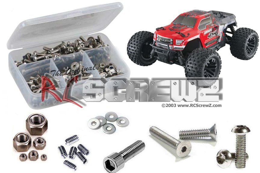 RC Screwz ARA016 Stainless Steel Screw Set for Arrma Granite 4x4 