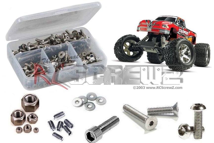 RC Screwz TRA021 Stainless Steel Screw Set for Traxxas 2WD Stampede