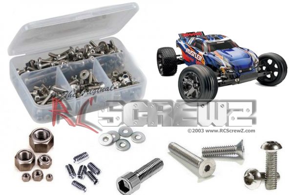 RC Screwz TRA023 Stainless Steel Screw Set for Traxxas 2WD Rustler VXL RC Screwz TRA023 Stainless Steel Screw Set for Traxxas 2WD Rustler VXL
