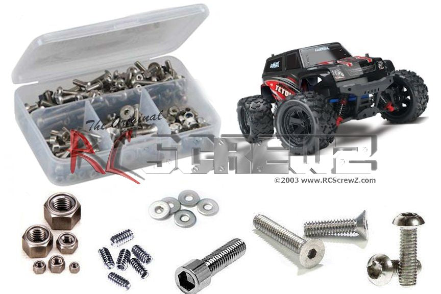 RC Screwz TRA055 Stainless Steel Screw Set for 1/18 Latrax Teton