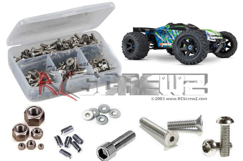 RC Screwz TRA082 Stainless Steel Screw Set for Traxxas E-Revo 2.0 