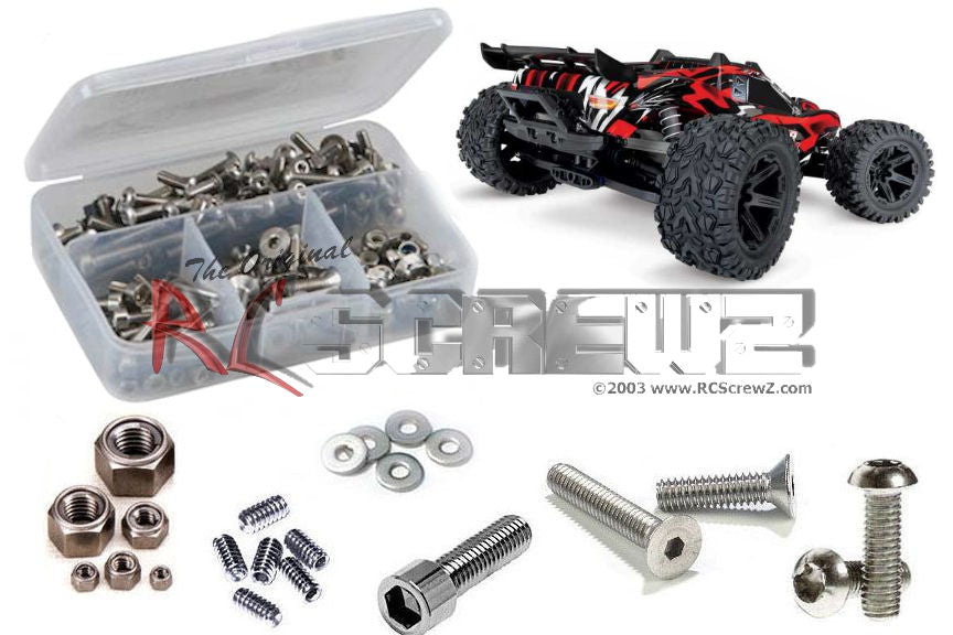 RC Screwz TRA087 Stainless Steel Screw Set for Traxxas Rustler 4x4 
