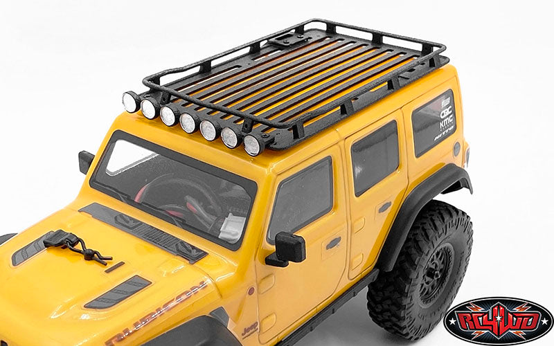 RC4WD VVV-C1043 Roof Rack with Lights for SCX24 Wrangler