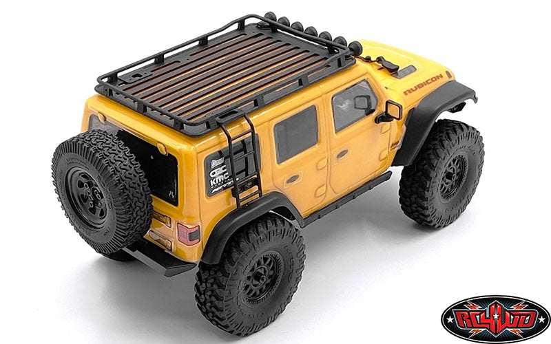 RC4WD VVV-C1044 Roof Rack with Ladder and Lights for SCX24 Wrangler