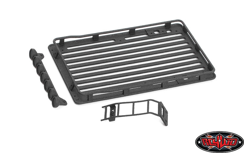 RC4WD VVV-C1044 Roof Rack with Ladder and Lights for SCX24 Wrangler
