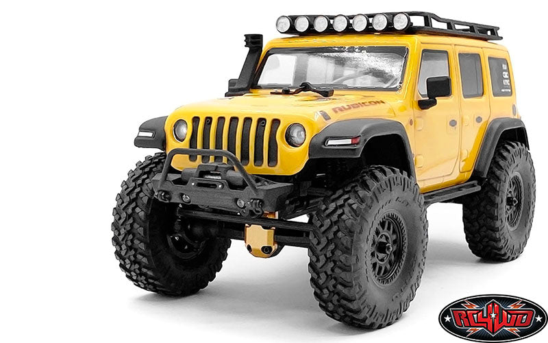 RC4WD VVV-C1048 Front Bumper with Simulated Winch for Axial SCX24 Jeep Wrangler