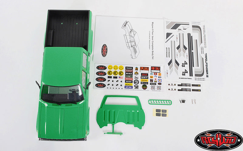 RC4WD Z-B0B0207 Green 4 Door Mojave II Body Set for Trail Finder 2