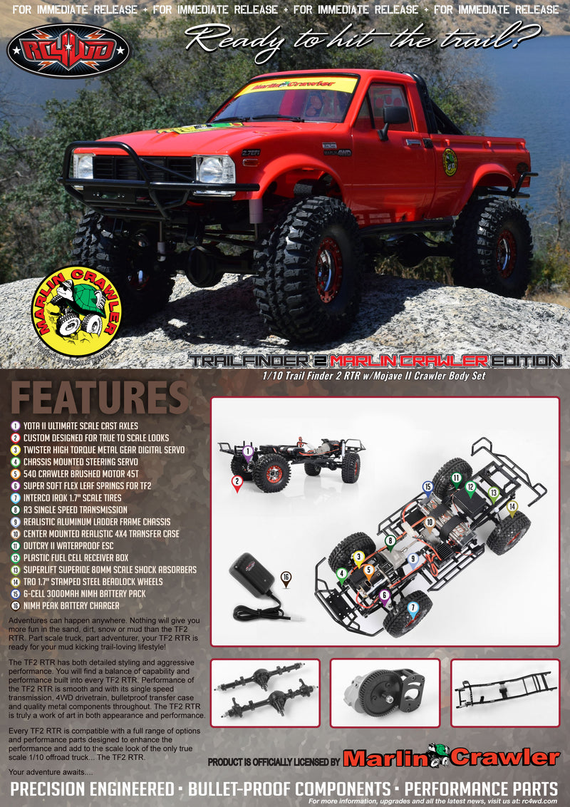 RC4WD Z-RTR0034 Marlin Crawler TF2 RTR W/ Mojave II