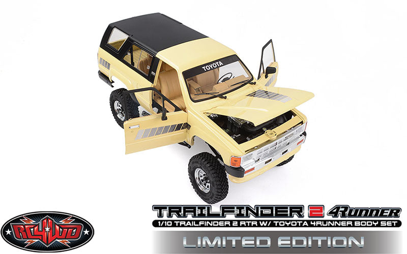 RC4WD Z-RTR0049 Trail Finder 2 RTR with 1985 Toyota 4Runner Hard Body