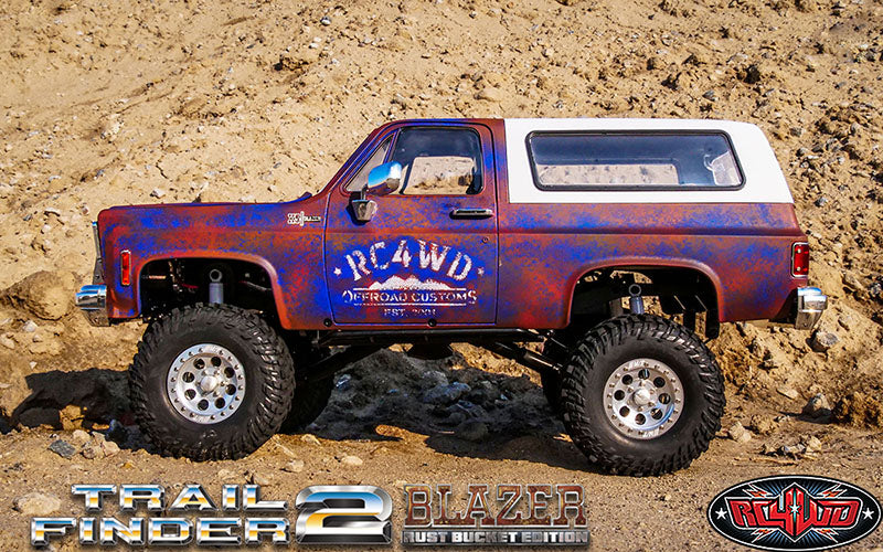 RC4WD Z-RTR0055 Trail Finder 2 RTR with Chevrolet Blazer Rust Bucket Hard Body