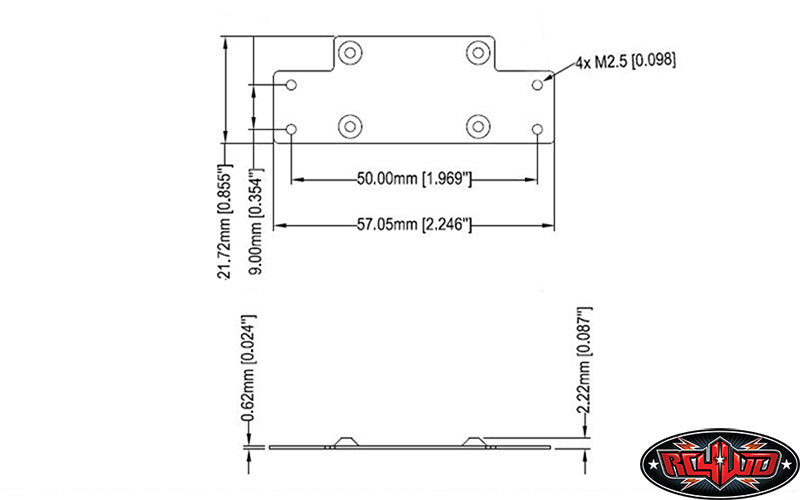 RC4WD Z-S1571 1/10 Mini Warn 9.5 cti Winch