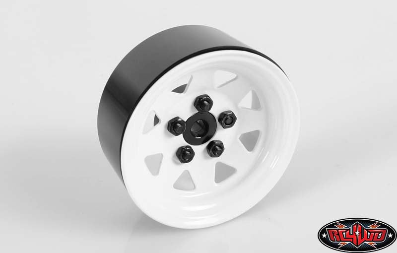 RC4WD Z-W0127 1.9" Beadlock White 5 Lug Wagon Wheels (4 Pack)
