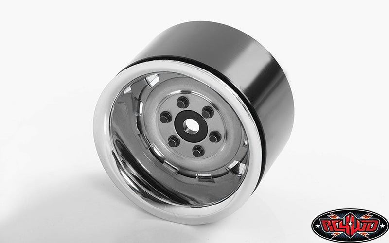 RC4WD Z-W0257 Silver Rally 1.9"  Beadlock Wheels 4 Pack