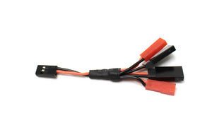 Racers Edge 1657 Universal RX Power Splitter for Female Servo and JST