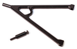 Racers Edge 1829BK Black Aluminum Rear Y-Link for SCX10