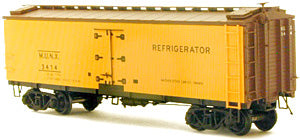Red Caboose 1002-9 HO Scale 40' Mather Meat Reefer Kit MUNX 3406 - NOS