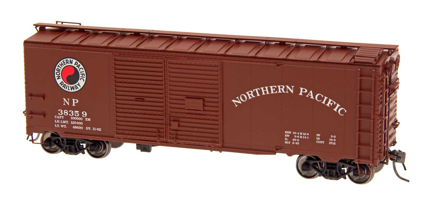 Red Caboose RR-38259 HO Scale 1937 AAR 40' Boxcar, Northern Pacific NP