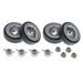 Redcat 13882 Low Profile Low Rider Tire on Chrome Wheels for SixtyFour