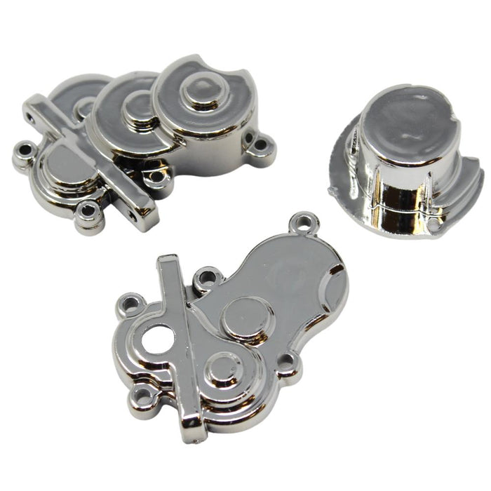 Redcat 14525 Chrome Transmission Case with Gear Cover for SixtyFour