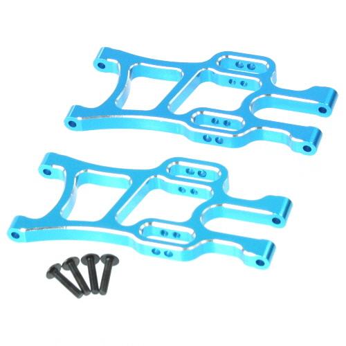 Redcat Racing 08055B Blue Aluminum Front Lower Suspension A-Arms for Volcano