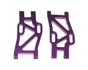 Redcat Racing 08056 Purple Aluminum Rear Lower Suspension A-Arms for Volcano