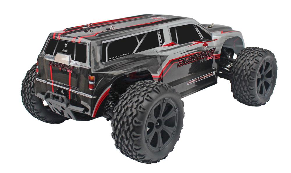 Redcat Racing 1/10 Blackout XTE PRO 4x4 Brushless Monster Truck SUV Silver