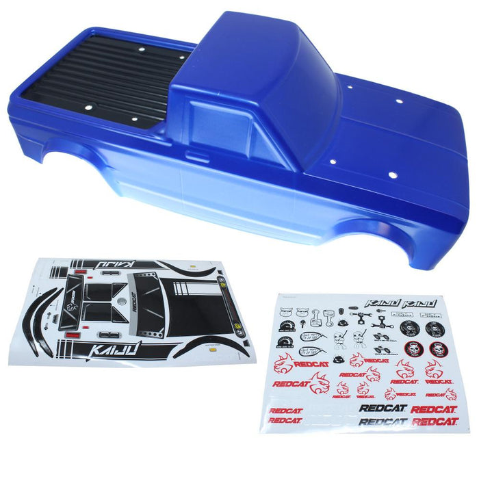 Redcat Racing 12465 Blue Truck Body with Sticker Sheet for Kaiju