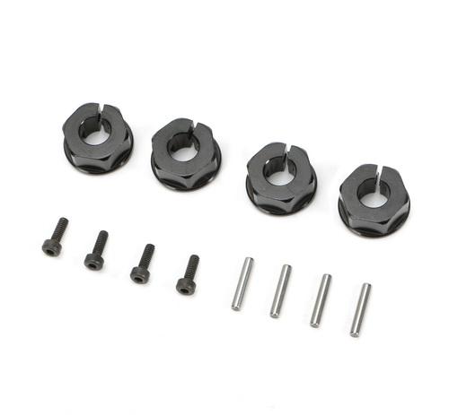 Redcat Racing 510174BK Clamp Type 12mm Wheel Hexes for RC-MT10E