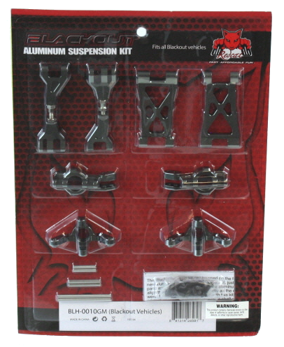 Redcat Racing BLH-0010GM (RER07969) Aluminum Hop Up Kit for Blackout