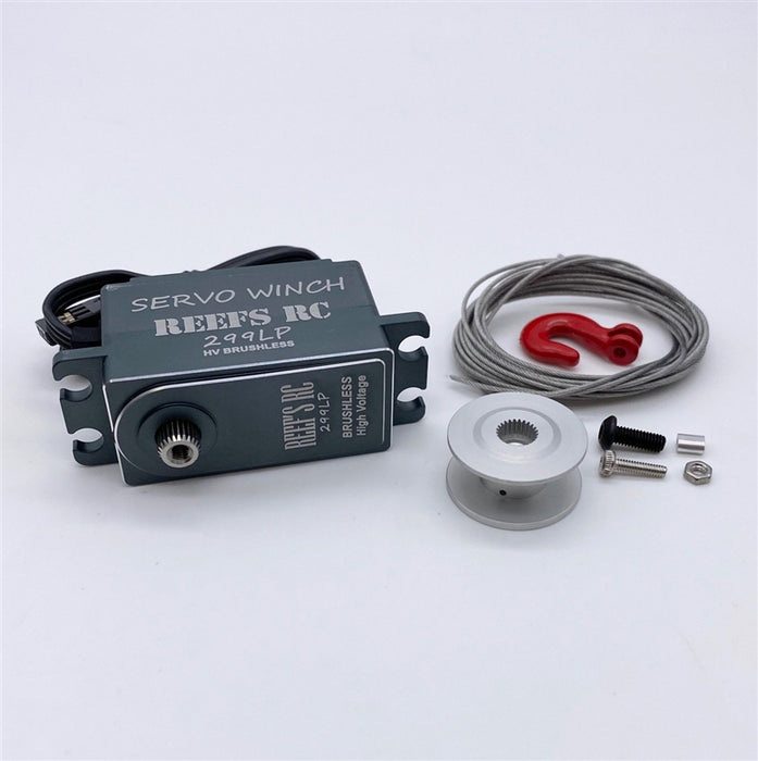 REEFS RC 299LP Low Profile Servo Winch with Built In Controller