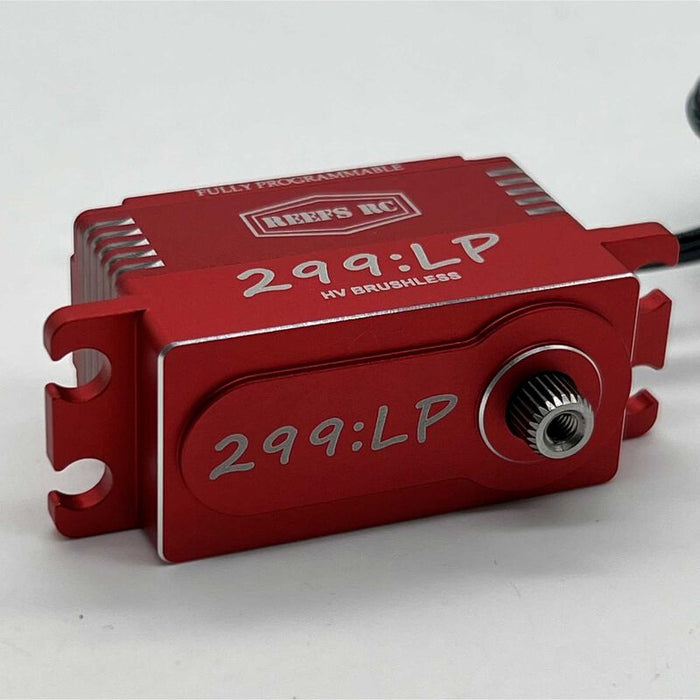 REEFS RC 299LP Low Profile High Speed High Torque Servo - Special Edition Red