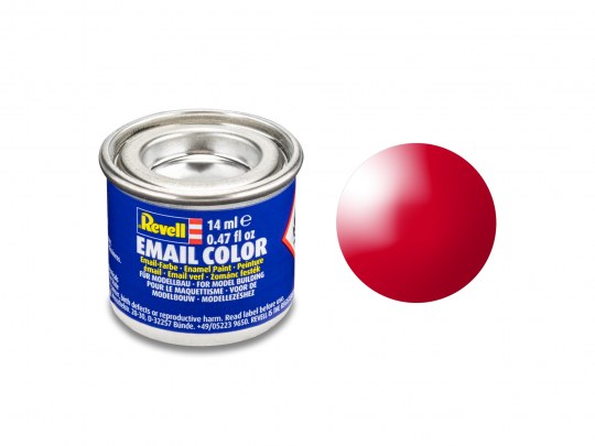 Revell 32134 14ml Tin Enamel Email Color Paint - Italian Red Gloss