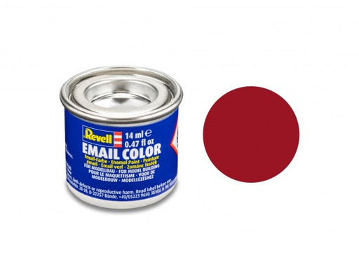 Revell 32136 14ml Tin Enamel Email Color Paint - Carmine Red Matte