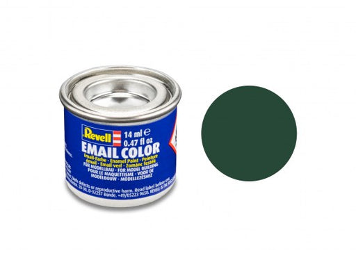 Revell 32168 14ml Tin Enamel Email Color Paint - RAF Dark Green Matte