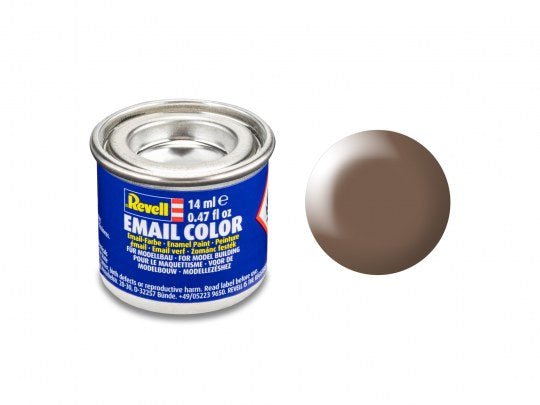 Revell 32381 14ml Tin Enamel Email Color Paint - Brown Silk