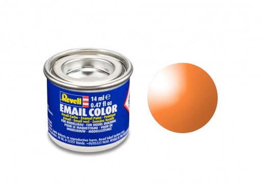Revell 32730 14ml Tin Enamel Email Color Paint - Clear Orange